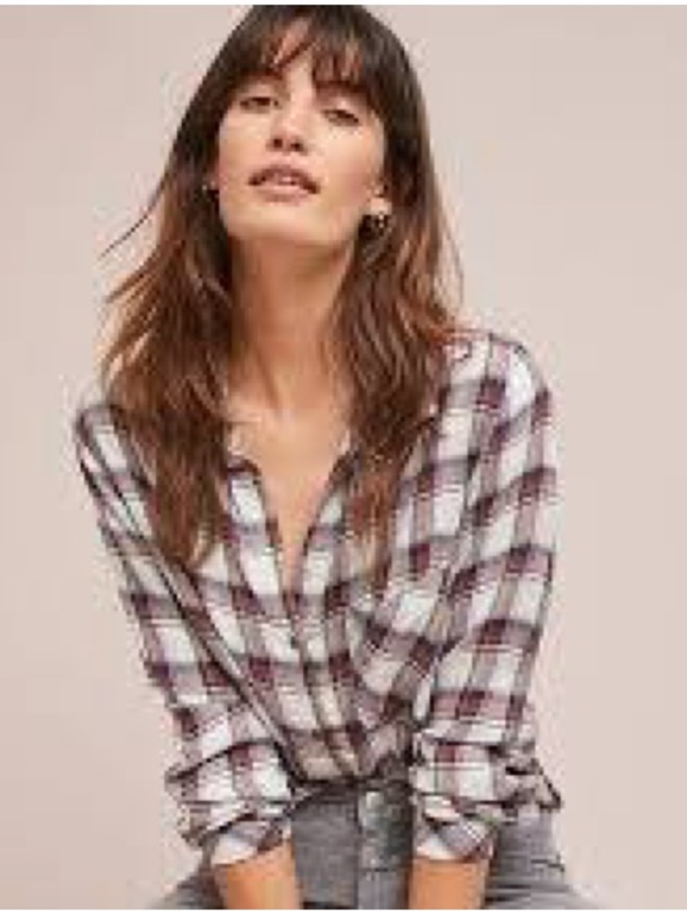 Anthropologie Cloth & Stone
Eldorado Flannel Plaid Shirt
Size M